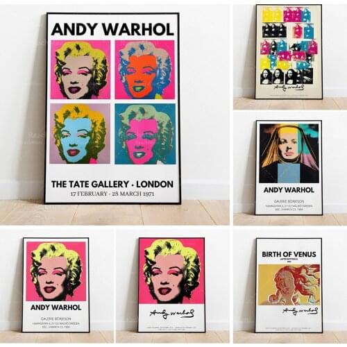 Nordic Print Andy Warhol Museum Poster | The Birth of Colorful Venus Botticelli | Mona Li | | Greek Goddess | Nun Art Prints | V