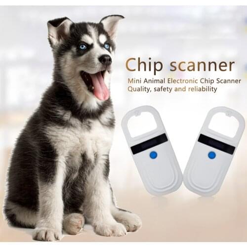 Animal Identification Pet Tag Scanner Rechargeable Chip Scanner Animal Chip Pet Chip Scanner Handheld Reader OLED Chip Scanner