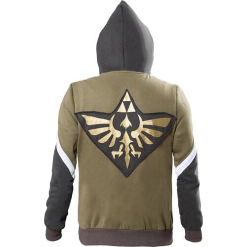 The Legend Hoodie Cosplay Hyrule Link Logo Hoodie Jacket Sweatshirt Cosplay Suit Coat