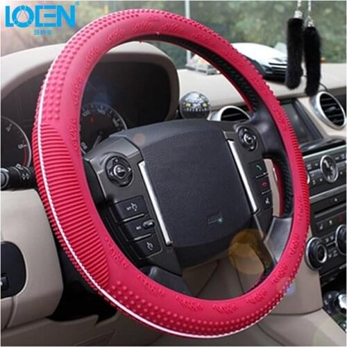 Universal Silica Gel Car Steering Wheel Cover Anti-skid Waterproof For 0 Toyota Toyota Honda Swift Lada Chevrolet