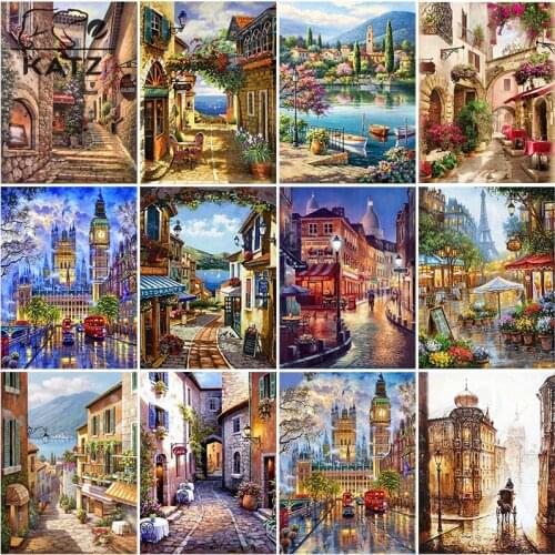 Venice Scenery Diamond Painting City Night View Embroidery Crossing Diy Painting Mosaic Art Gift Cross Stitch Home Decoration