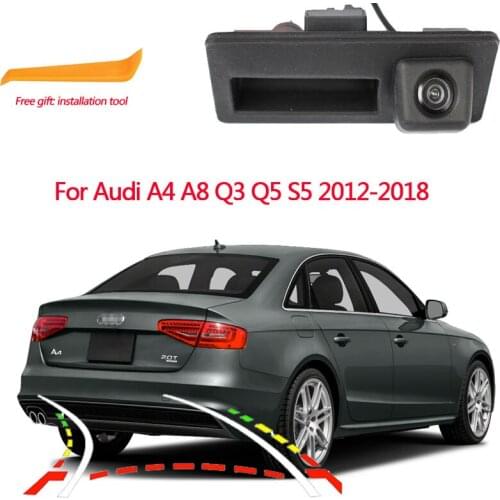 Car Rear Trunk Handle Camera For Audi A4 2012-2016/Q3 2012-2018/Q5 2010-2018 S5 A8 full HD Waterproof High Quality