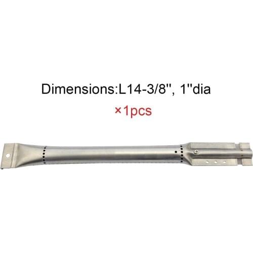BBQ Parts Gas Grill Replacement 14.4 Inch (36.6cm) Stainless Steel Burner