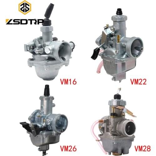 ZSDTRP High Performance Mikuni VM16 VM22 VM26 VM28 Carburetor For 50cc 70cc 110cc 125cc 250cc Dirt Pit Bike ATV Quad Motorcycle
