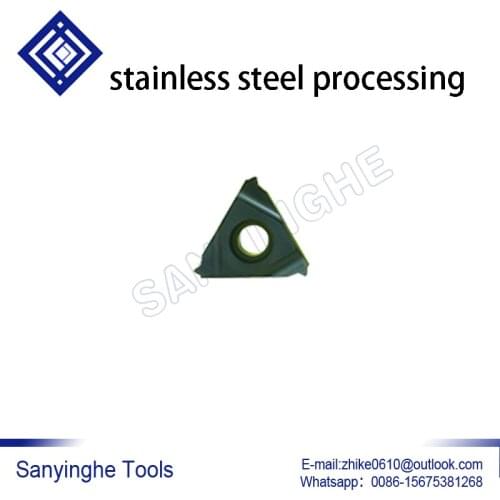 Free shipping high quality 10pcs/lots 14W 11NR / 14W 16NR / 14W 16ER cnc carbide threading inserts for stainless steel