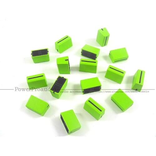 20pcs/lots Channel Crossfader Fader Cap Knob For RANE 56 RANE TTM56 TTM 56s(green)