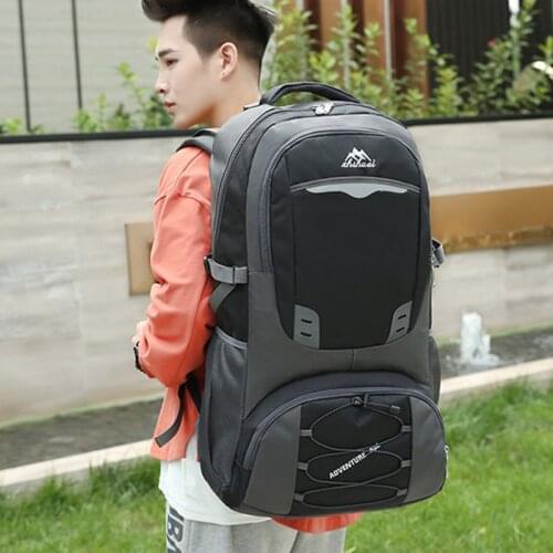 2021 new fashion mountaineering bag waterproof outdoor hiking bag large capacity 40L 60L 85L sports backpack for men and women