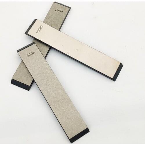3 pcs big size diamond sharpening stone professional kitchen knife sharpener sharpeningstone grinding tool 240 400 1500 grit