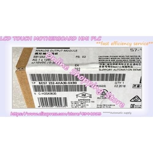 6ES7232-4HA30-0XB0 6ES7 232-4HA30-0XB0 6ES72324HA300XB0 New SIMATIC S7-1200 ANALOG OUTPUT SB1232 AQ Made In Germany