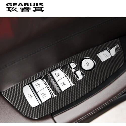 Car Styling For BMW x3 g01 Auto Window Lifter Control Frame Switch Decor Armrest Panel Trim Stickers Covers Interior Accessories