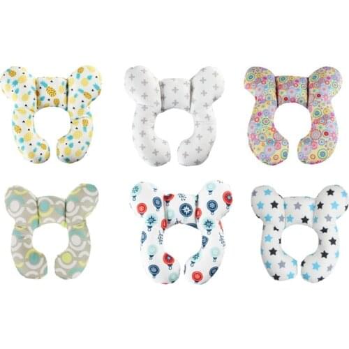 Baby Neck Support Pillow Infant U Shape Headrest Cushion Head Protection for Travel Car Seat Pushchair