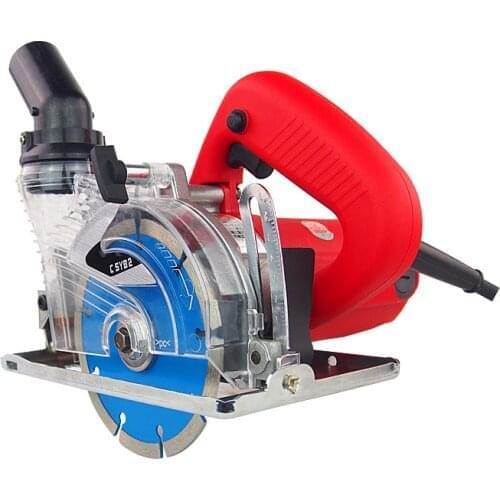 125Mm Dust-Free Sawing Wood Tile Slotting Cutting Machine Marble Electromechanical Circular Saw Woodworking Electric Saw