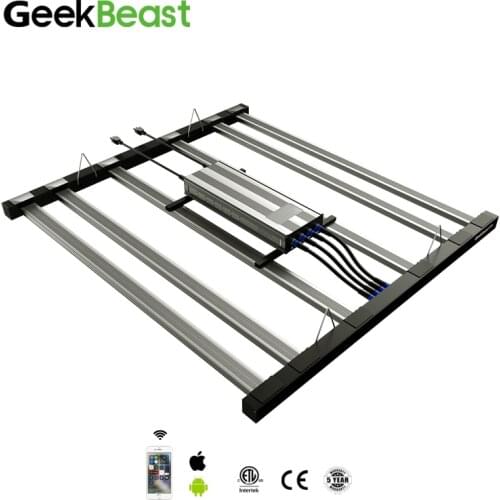 Geekbeast pro lm301h average PPFD led grow light 630w from Geeklight Daisy luo