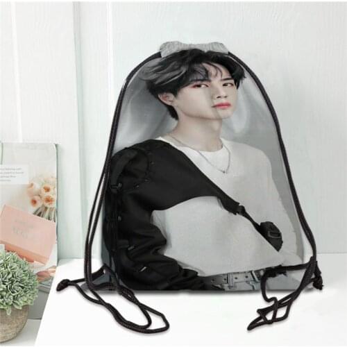 Hot Chenqingling Lan wangji Wang Yibo Printed backpack drawstring bag satin soft shoe bags to school custom Logo bags for women