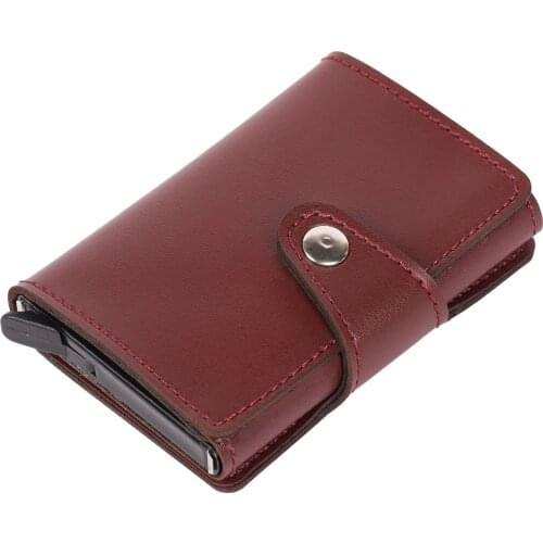 Hodica Konk-Leather Male Mechanismed Wallet/Smart Card Wallet
