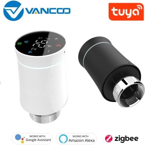 ZigBee Smart Radiator Actuator Thermostatic Radiator Valve Temperature Controller Voice Control Thermostat Alexa Google Home