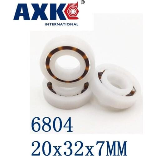 2019 New Sale Rolamentos Thrust Bearing Axk 6804 Pom (10pcs) Plastic Ball Bearings 20x32x7mm Glass Balls 20mm/32mm/7mm 61804pom