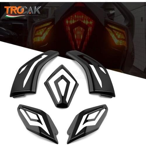 NEW for Yamaha T-MAX TMAX 530 2012-2013 2014 2015 2016 Turn Signal Light Cover Tail Shell Caps Black
