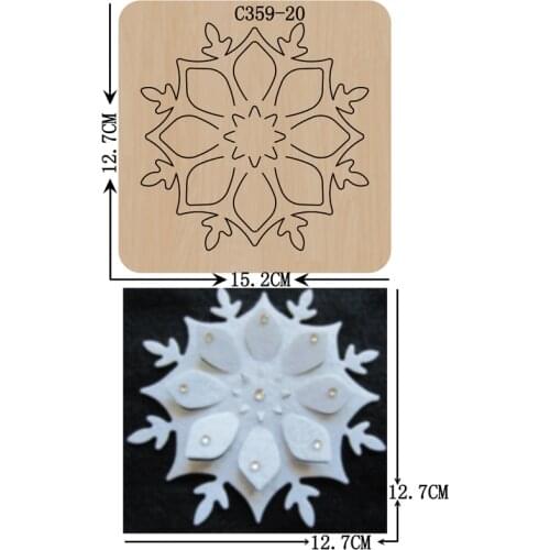 New flowers Wooden die Scrapbooking C-359-20 Cutting Dies
