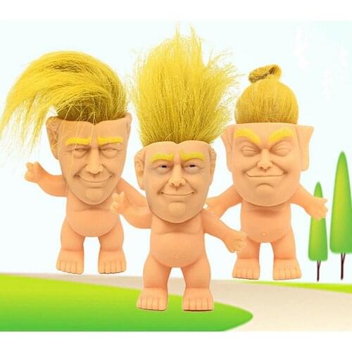 New Funny Puppets President Donald Action Figure Doll Funny Model