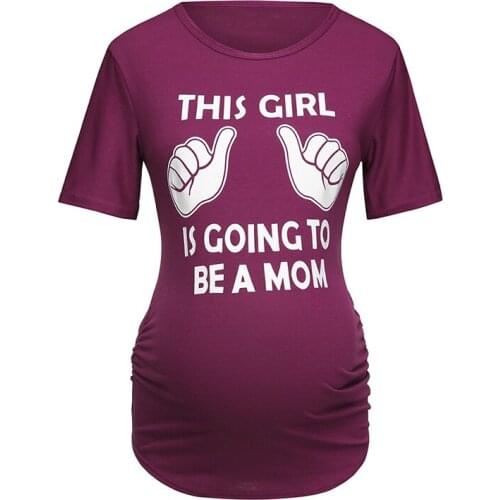 Maternity T-shirt Dress 100% Cotton Dress Clothes For Pregnant Women Dress Tops short Sleeve Maternity dresses Pregnancy Clothes