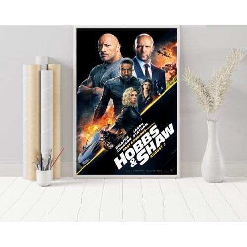 Hobbs & Shaw Movie Poster Wall Painting Home Decoration ( No Frame )