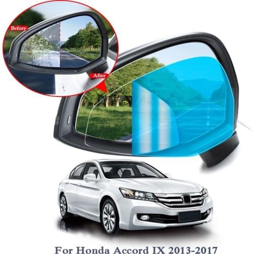 2PCS Anti Fog Car Window Clear Film Car Rearview Mirror Protective Film For Honda Accord City Civic CRV HRV Jazz Fit Waterproof