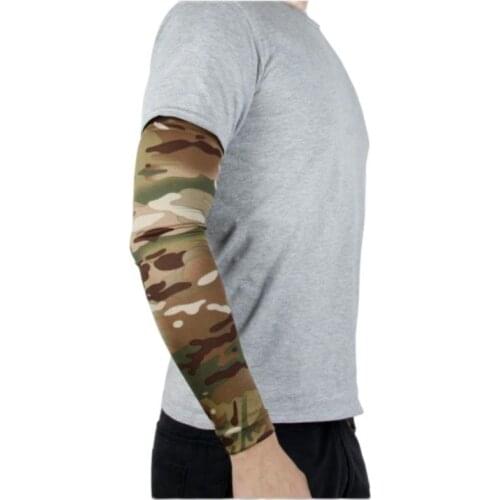 SMTP M7 Military MC Multicam Nylon Cycling Arm Sleeve Basketball Sleeve Running Arm Sleeve Bicycle Arm warmers Camping Summer