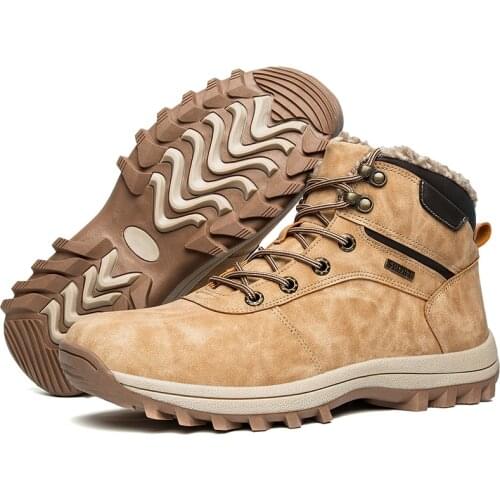 2020 autumn spring new mens leather casual hiking shoes mens business shoes walking shoes for men