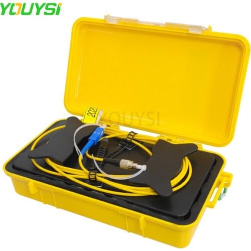 SC/UPC-FC/UPC OTDR Dead Zone Eliminator Fiber Rings 0.5km Fiber Optic OTDR Launch Cable Box 500m 1km 2km SM 1310/1550nm
