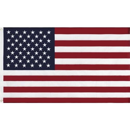 90x150cm Embroidered Stars Sewn Stripes Brass Grommets American Flags Banners Outdoor USA Flag US
