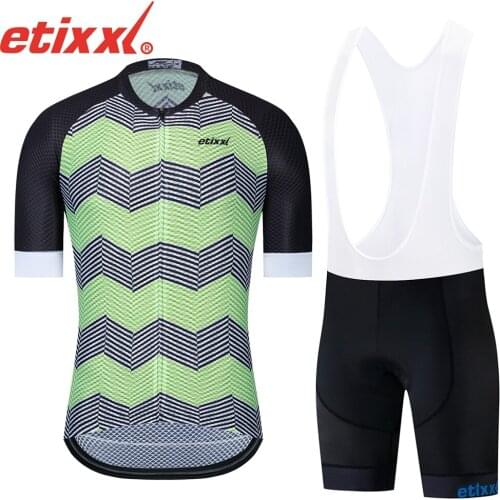 ETIXXL Funny Cycling Clothing sets MTB Bike Wear Bicyle Clothes Quick-Dry Cycling Jersey Short Maillot Culotte