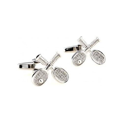 Tennis racket Cufflink 15 pairs Wholesale Free Shipping