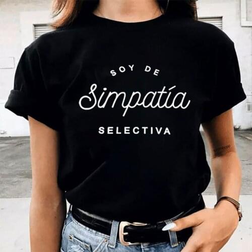 Hot Sale Fashion Style Women Summer Tshirt Female Harajuku Aesthetic Tee Short Sleeve O-neck Cotton Letter Print Camisetas Mujer