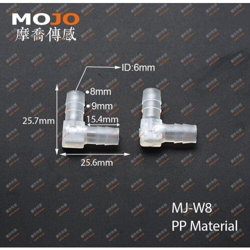 2020 Free shipping MJ-W8 equal elbow pipe connectors hose connector 100 pieces