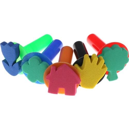 5pcs/set Colorful EVA Drawing Toys Set Nontoxic Material Christmas Birthday Fun Gifts for Baby Kids Children Educational Toys