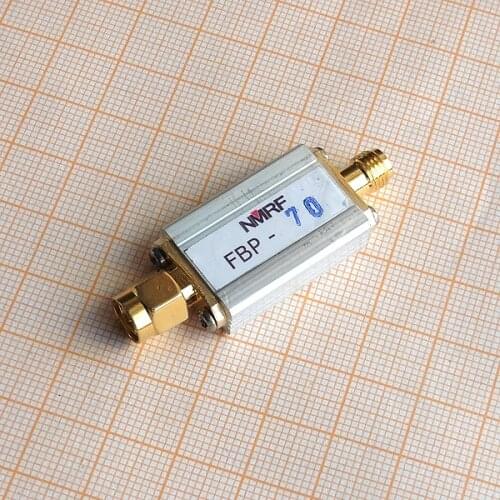 70MHz bandpass filter, high performance intermediate frequency filter, SMA interface, ultra small volume