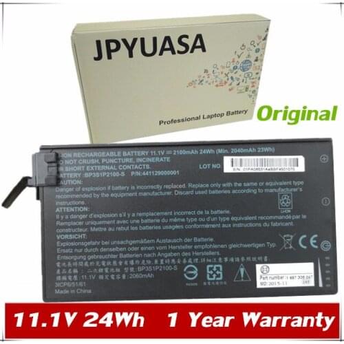 7XINbox 11.1V 2100mAh 24WH BP3S1P2100-S Laptop Battery for Getac V110 Rugged Notebook BP3S1P2100 441129000001 3ICP6/51/61