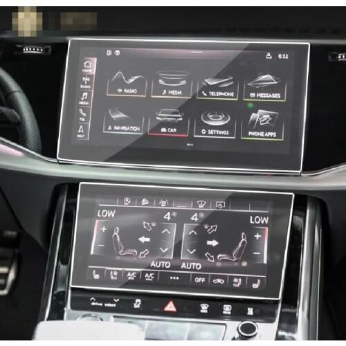 For Audi Q7 Q8 2020-2021 Car GPS navigation film LCD screen Tempered glass protective film Anti-scratch Film Accessories