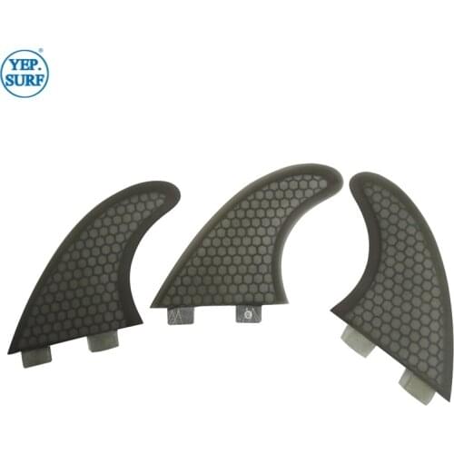 FCS G3/G5/G7 Fins Gray color surf fins Honeycomb Fiberglass Surfboard Fin Fin in Surfing High quality