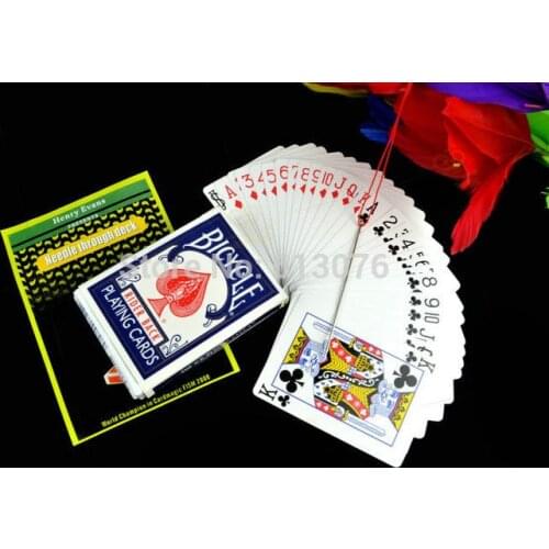 Needle Through Deck, magic tricks, card magic,illusions,card tricks novelties