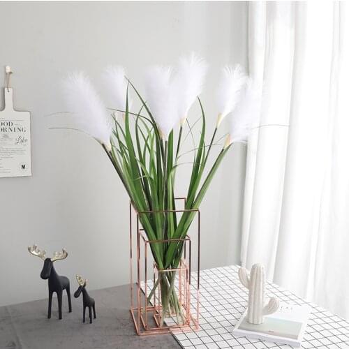 Artificial Reed Flower Simulation Plant Fake Grass Reed Office Living Room Green Plant Decoration Wedding Road Guide Flower