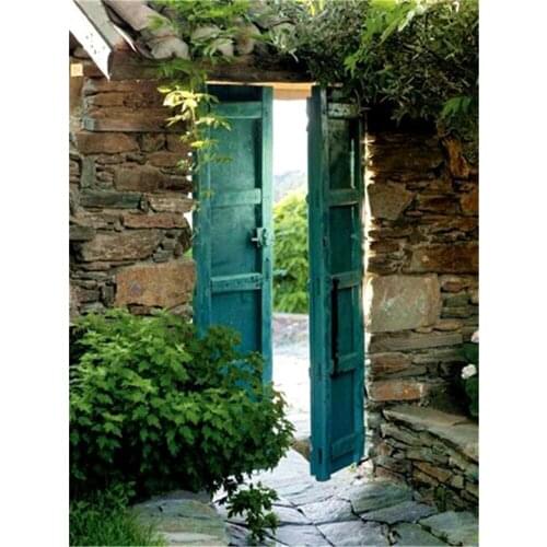 Landscape House Printed Canvas 11CT Cross-Stitch Patterns Embroidery DMC Threads Needlework Craft Hobby Handicraft Jewelry