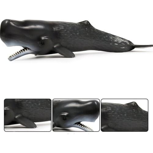 Sperm Whale Animal Model Action Figure Sea Animal Action Figures Collection PVC Children Cognitive Toys