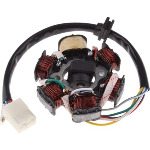ATV QUAD Stator Magneto Coil 6 Coils 5 Wires for 110 125cc PIT Quad Dirt Bike Buggy