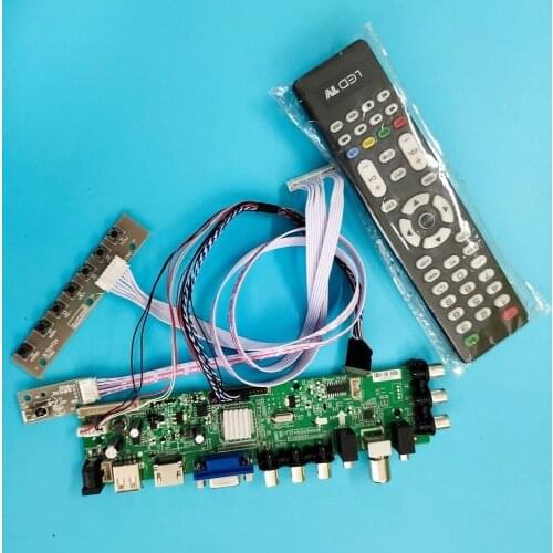 Kit For LTN156AT30-T01/LTN156AT30-W01 Signal controller board digital VGA LED HDMI remote DVB-T2 40pin 1366X768 WLED TV LVDS USB