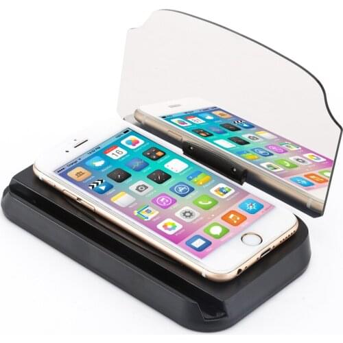 Mobile Phone Car Holder Universal Windscreen Projector HUD Head Up Display 6.5 Inch Head-Up Display For iPhone/Samsung GPS