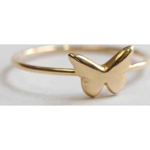 Fashion Classic Morpho Butterfly Ring Jewelry Ring For Women Glossy butterfly style wholesale