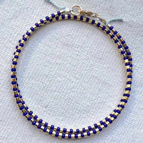 DM Delicate Beaded Symmetrical Design Necklace Classic Statement Man Homme Naszyjnik Stackable Women Fashion Accessories