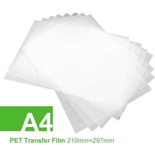 Top New Free Shipping A4 PET Transfer Film For Direct Transfer Film Printing For Ink DTF Printing PET Film Printing And Transfer